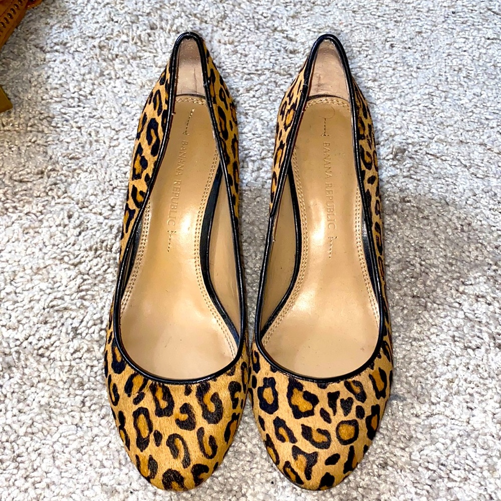 Banana Republic Leopard Heels